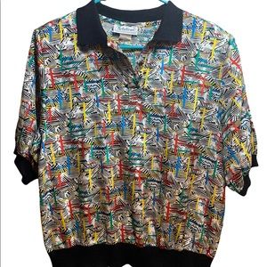 1980’s Notation sweater shirt. 100% polyester